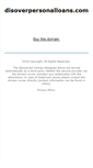 Mobile Screenshot of disoverpersonalloans.com